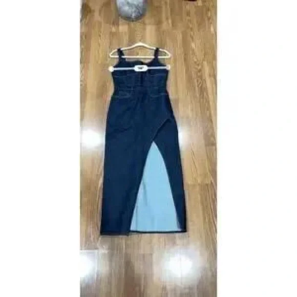Brandon Maxwell bodycon thigh slit classic medium Wash Denim Bustier Dress  sz 4 is available for purchase on au PAY Market - Imported Goods Online  Store Co.Ltd. | au PAY Market -